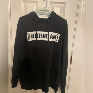 Hoonigan Black Hoodie for Men